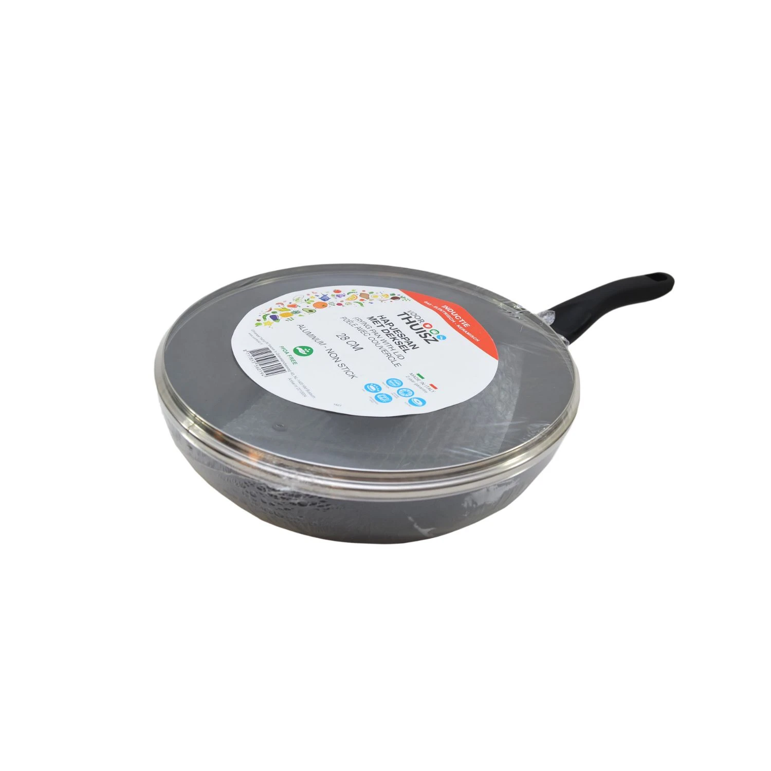 Thuisz Como Hapjespan Met Deksel Ø28 Cm Inductie (voor Alle Warmtebronnen) 1 Thuisz Como Hapjespan Met Deksel Ø28 Cm Inductie (voor Alle Warmtebronnen)