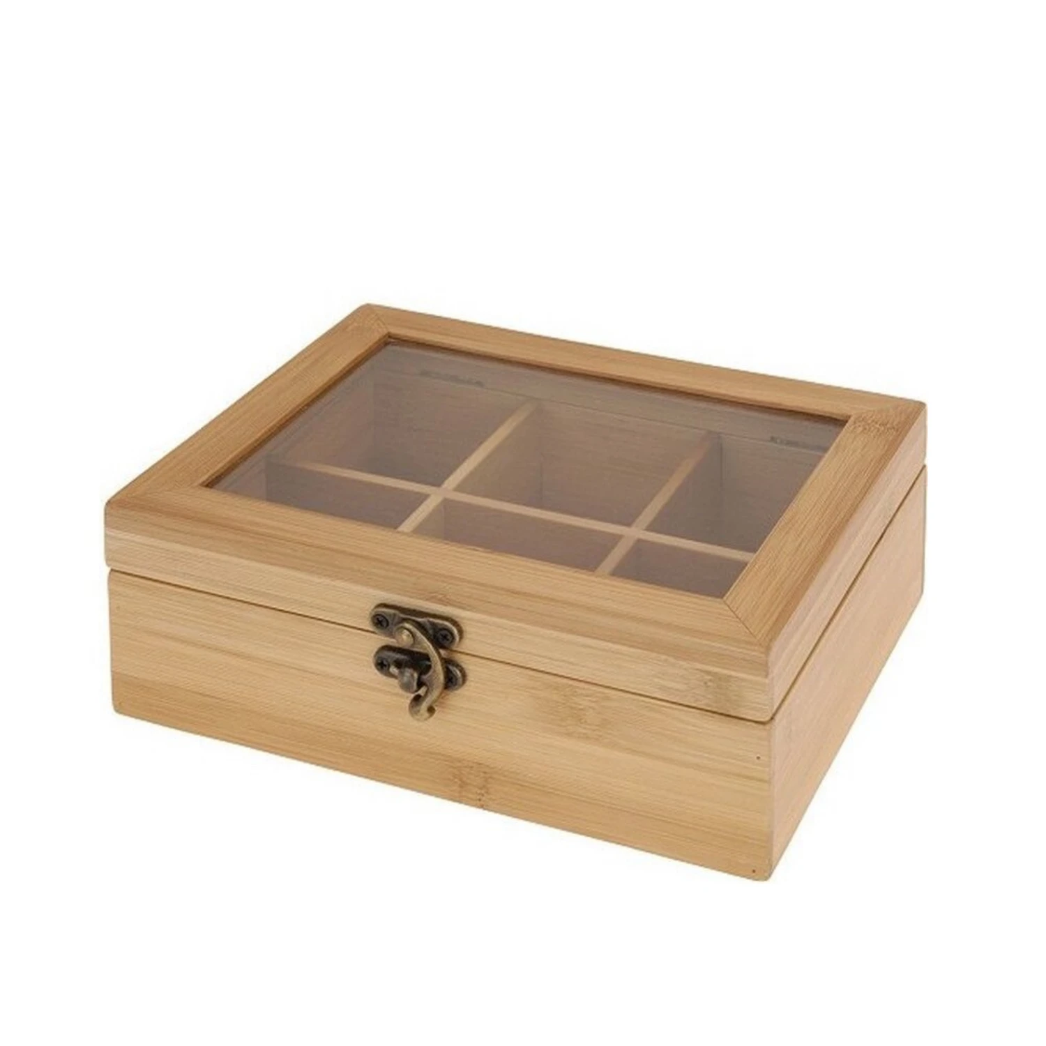 Excellent Houseware Theedoos 6 Vaks 1 Excellent Houseware Theedoos 6 Vaks