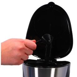 Inventum Koffiezetter 1.25l Zwart/rvs 10 Kopjes -Huis Keuken 101 0855 4 1