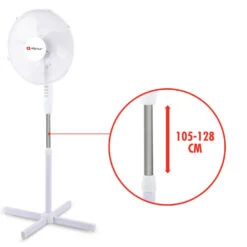 Alpina Ventilator Staand 40 Cm Wit -Huis Keuken 101 1725 3 1