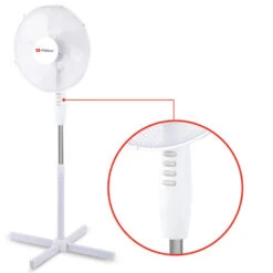 Alpina Ventilator Staand 40 Cm Wit -Huis Keuken 101 1725 5 1