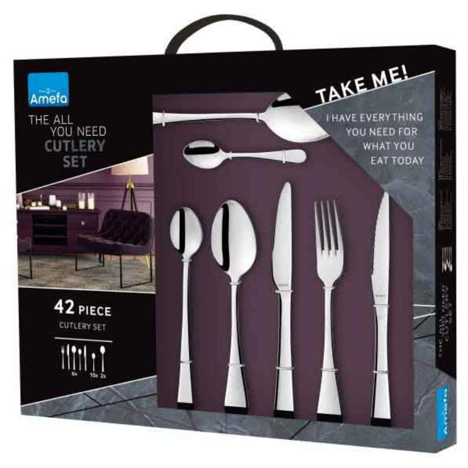 Amefa Rome Bestekset 42-delig 1 Amefa Rome Bestekset 42-delig