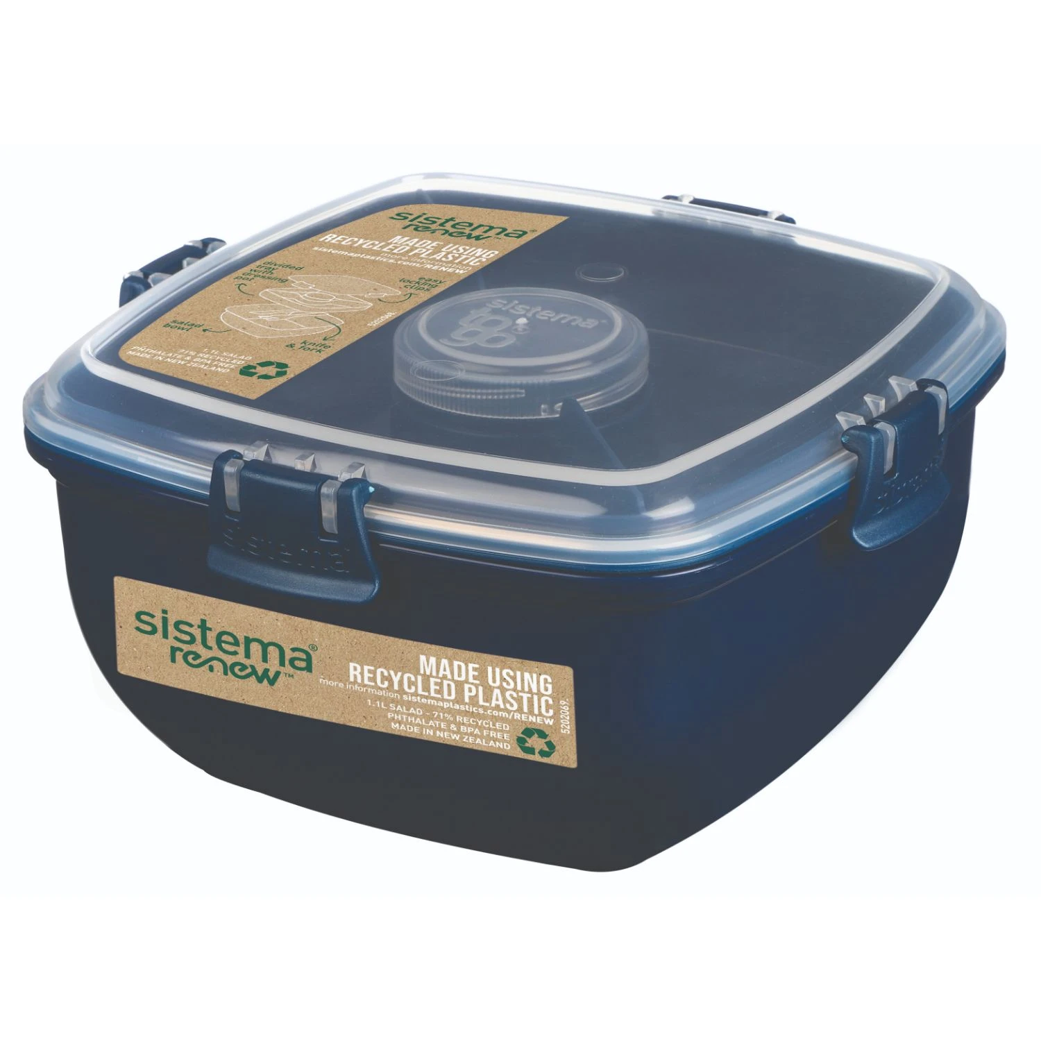 Sistema Renew Saladebak Meervaks 1.1 L Blauw 1 Sistema Renew Saladebak Meervaks 1.1 L Blauw