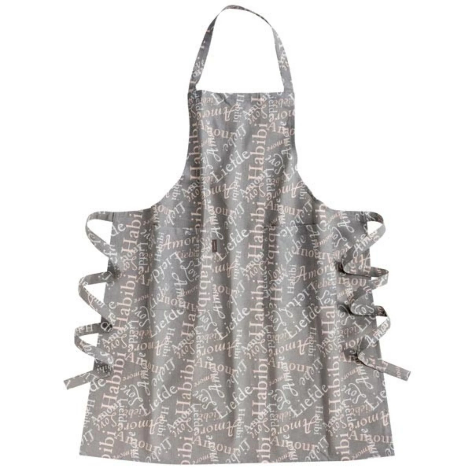 Schort Grijs + Tekst 1 Schort Grijs + Tekst