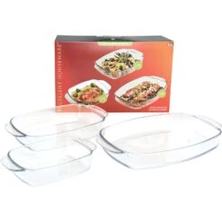Excellent Housware Termolex Ovenschalenset 3-delig Glas