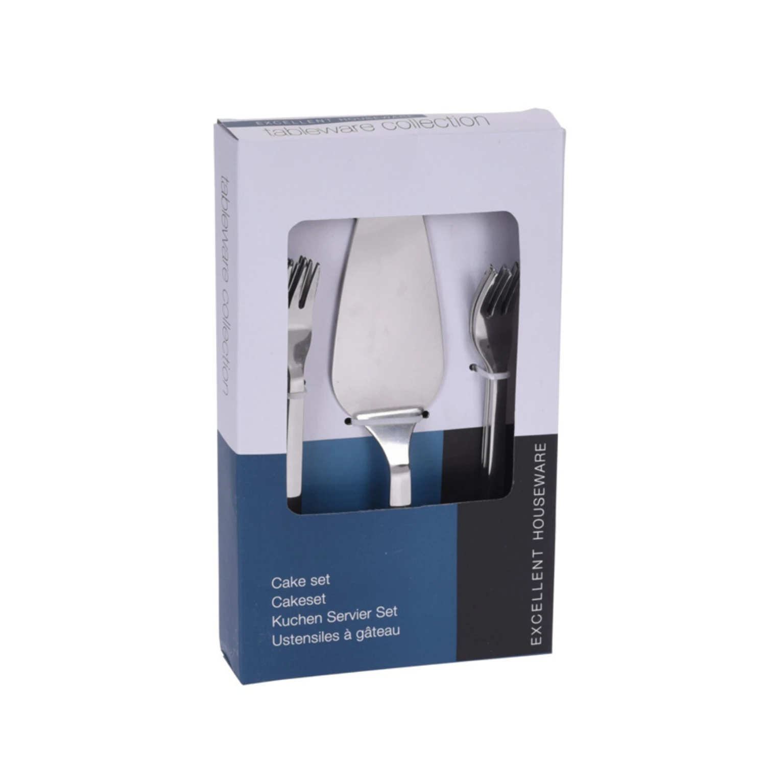 Excellent Houseware Taartvorken Met Schep 9-delige Set 2 Excellent Houseware Taartvorken Met Schep 9-delige Set - Afbeelding 2