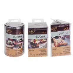 Merkloos Bakringen Set Van 4 3 Assorti Vormen -Huis Keuken 101 5517 4