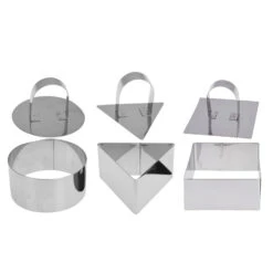 Merkloos Bakringen Set Van 4 3 Assorti Vormen -Huis Keuken 101 5517 5