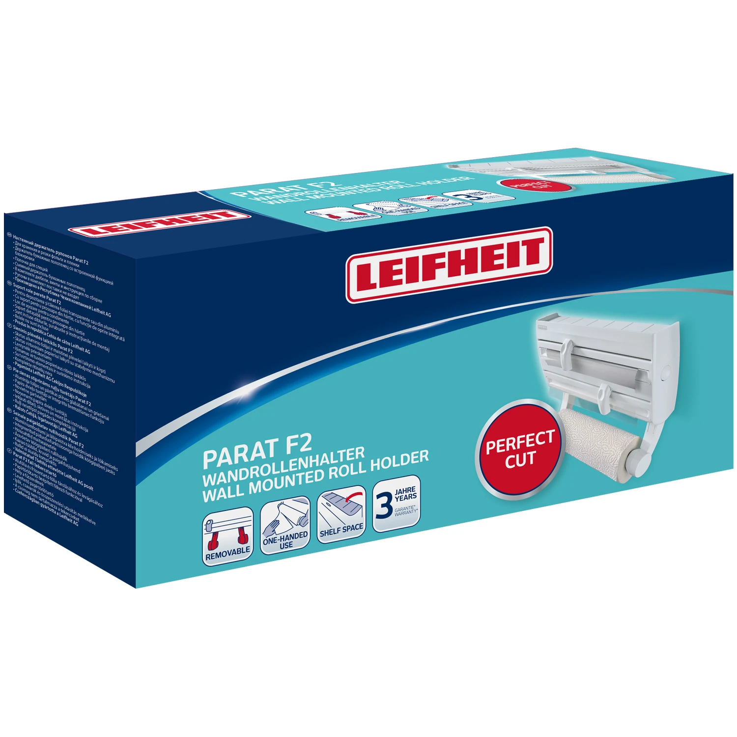 Leifheit Parat F2 Keukenrolhouder Wandmodel 6 Leifheit Parat F2 Keukenrolhouder Wandmodel - Afbeelding 6