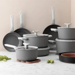 Berghoff Leo Kookpan Met Deksel Ø20 Cm Shadow -Huis Keuken 101 5807 5 1