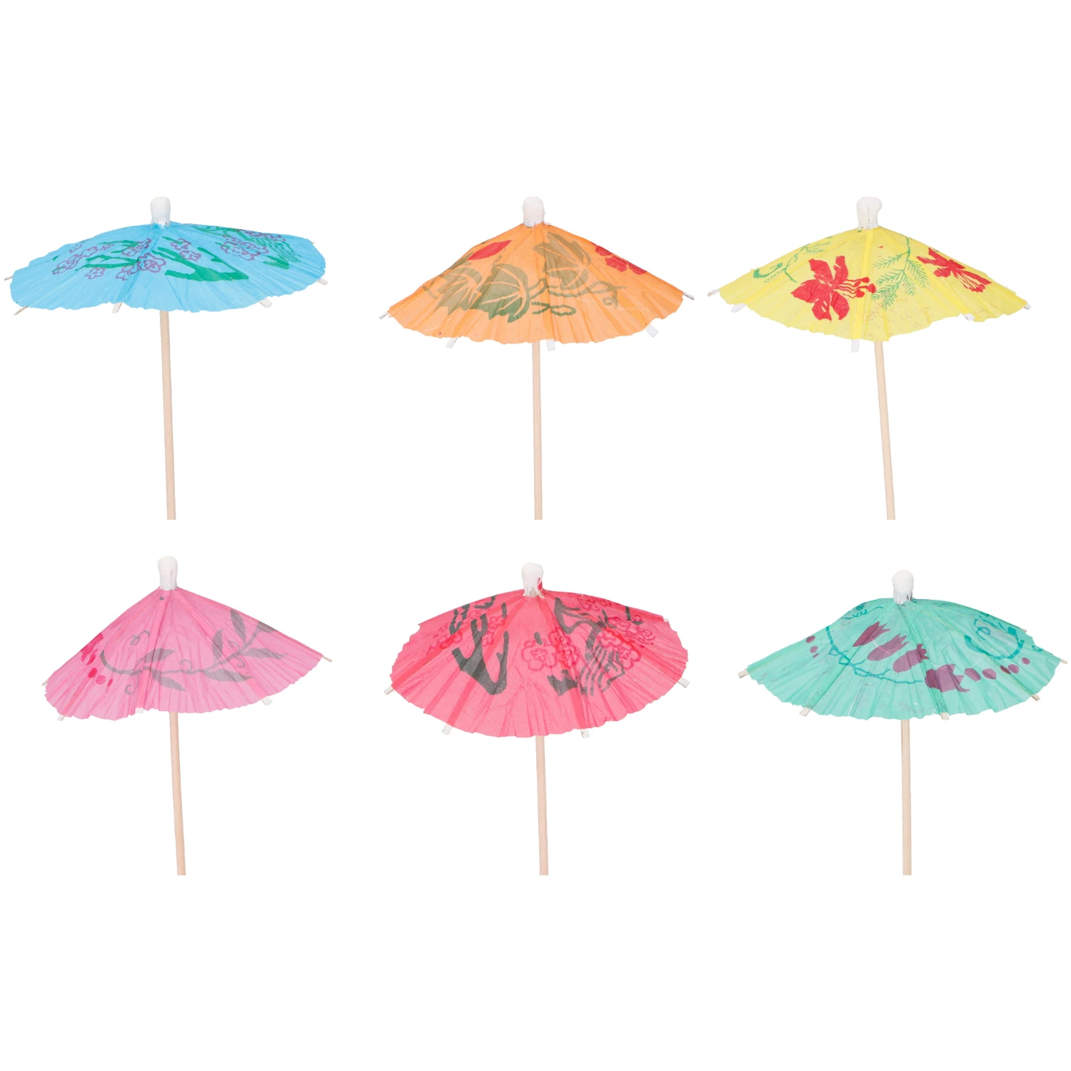 Cuisine Elegance Cocktailparaplu 12 Stuks 2 Cuisine Elegance Cocktailparaplu 12 Stuks - Afbeelding 2