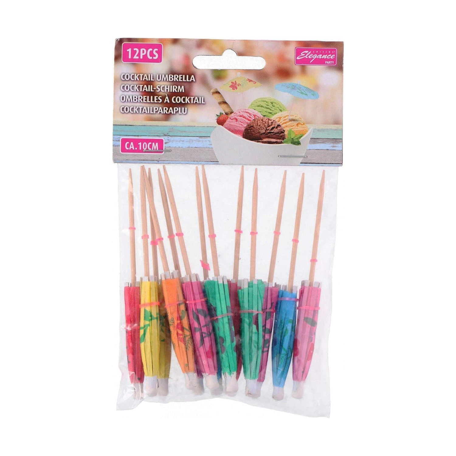 Cuisine Elegance Cocktailparaplu 12 Stuks 1 Cuisine Elegance Cocktailparaplu 12 Stuks