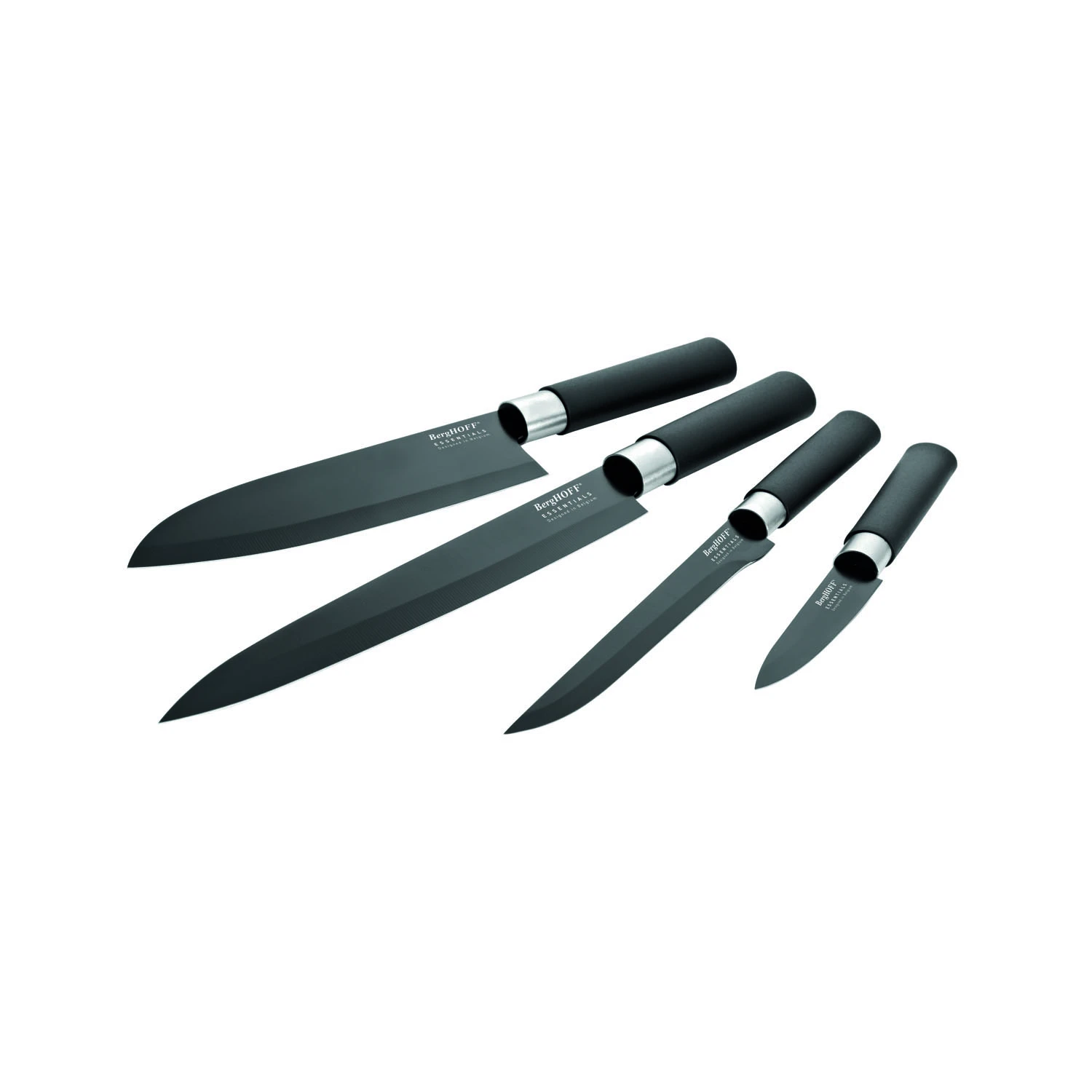 Messenset Keramisch 4 Delig Zwart RavenEssentials Berghoff 1 Messenset Keramisch 4 Delig Zwart RavenEssentials Berghoff