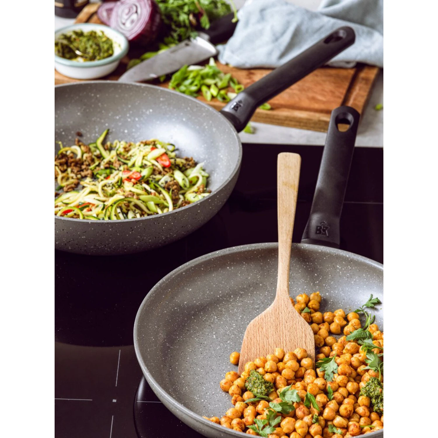 BK Granite Wokpan Ø28 Cm 7 BK Granite Wokpan Ø28 Cm - Afbeelding 7