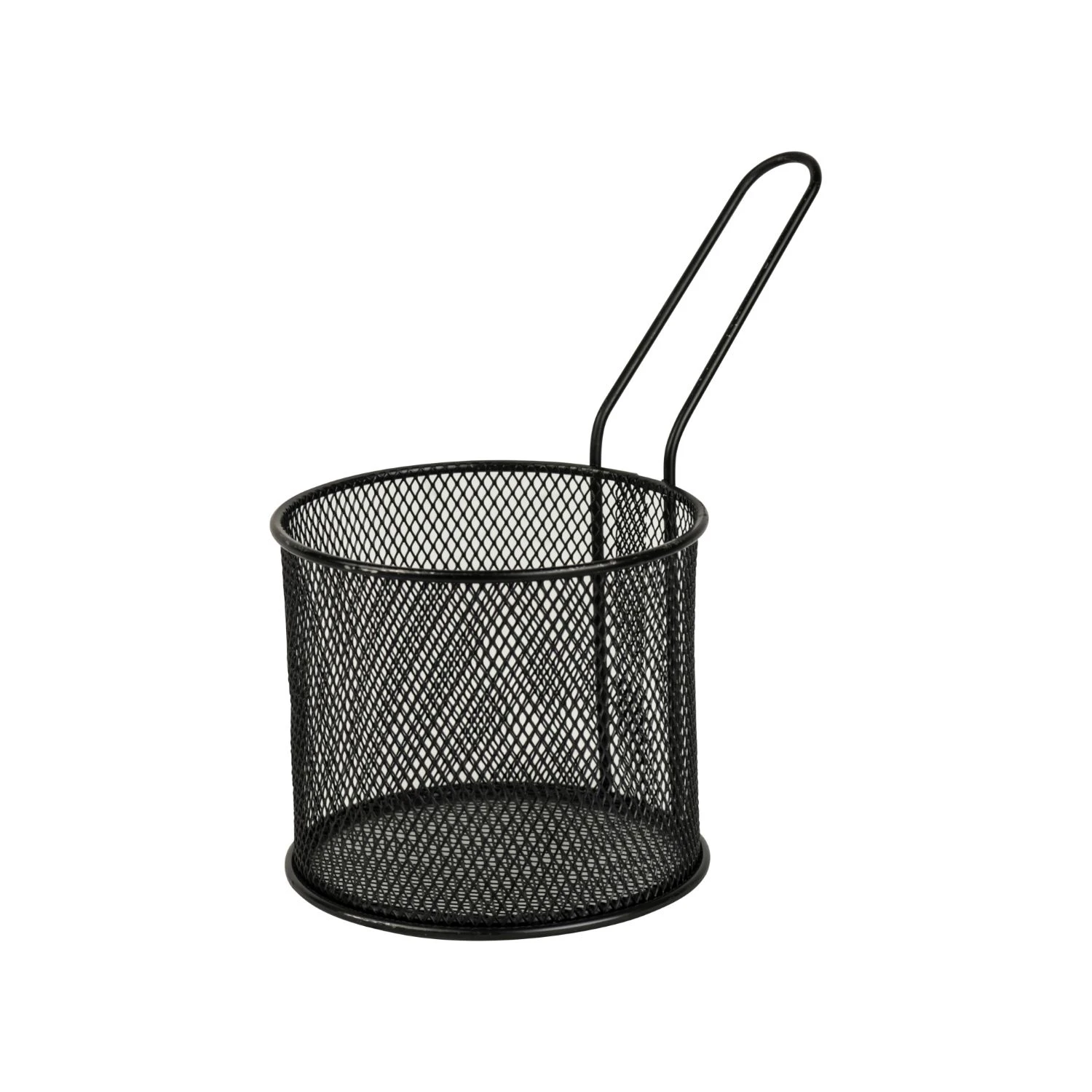 Gusta Frietmandje 9,3 X 8 Cm Mat Zwart 1 Gusta Frietmandje 9,3 X 8 Cm Mat Zwart