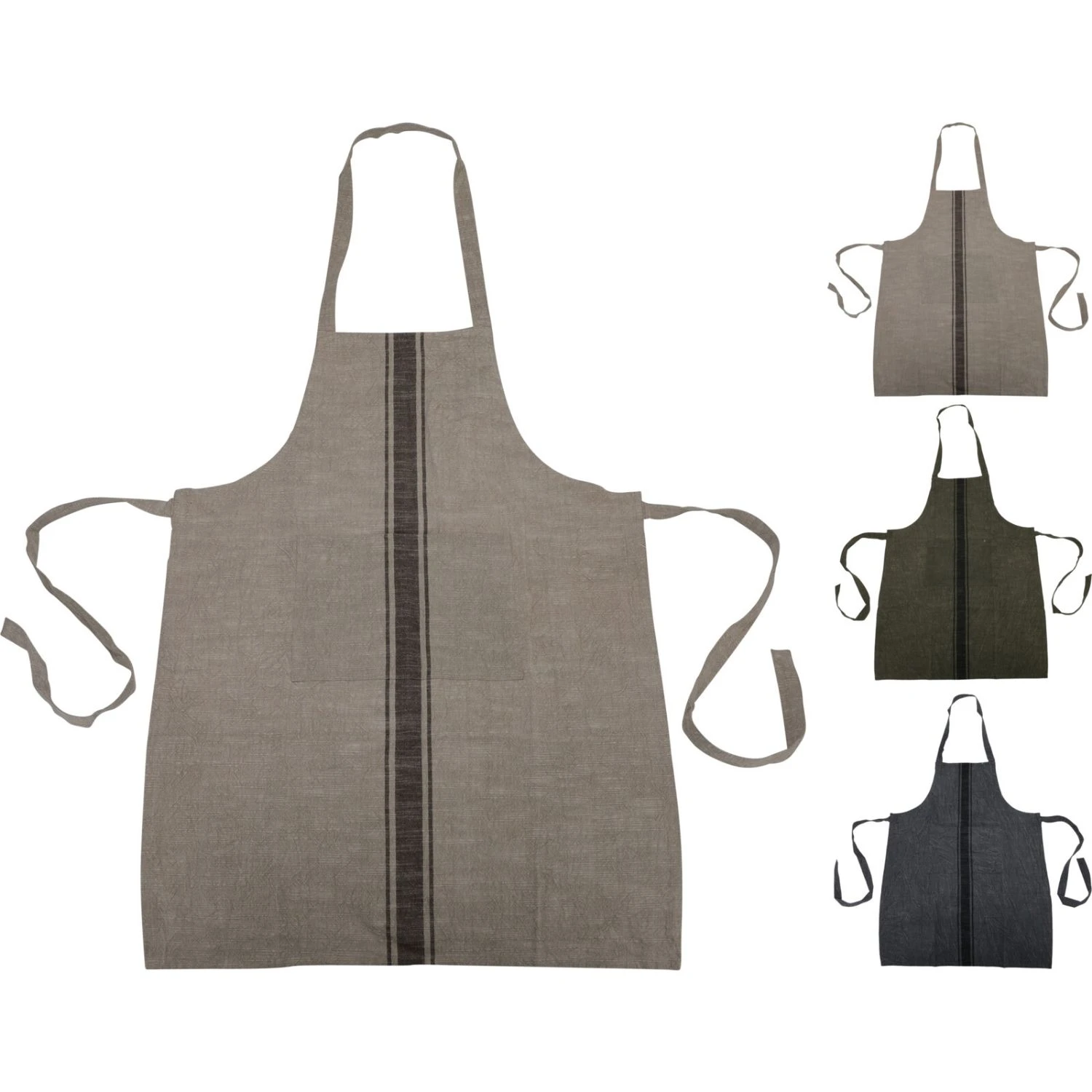 Schort Katoen 6 Assorti 3 Schort Katoen 6 Assorti - Afbeelding 3