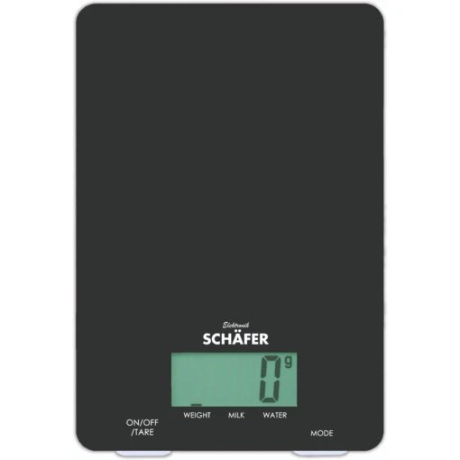 Schäfer Digitale Keukenweegschaal 90664 Zwart -Huis Keuken 102 0664 1