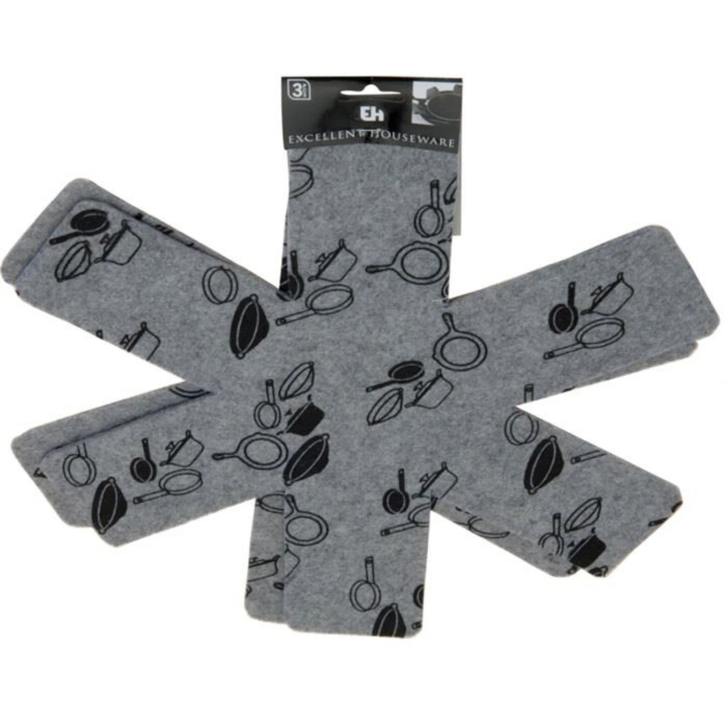 Excellent Houseware Panbeschermers Ø38 Cm 3 Stuks 1 Excellent Houseware Panbeschermers Ø38 Cm 3 Stuks