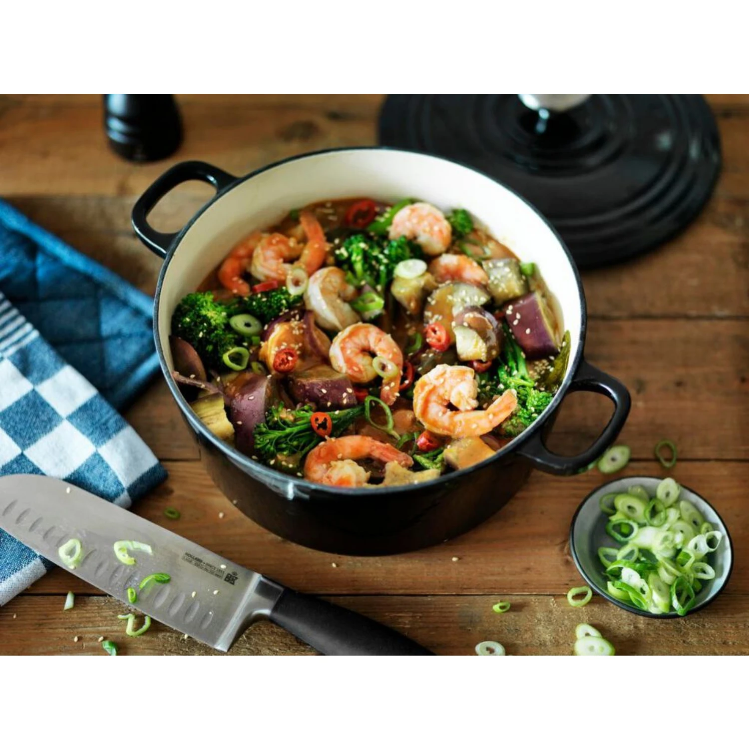 BK Bourgogne Braadpan Ø28 Cm Jet Black 2 BK Bourgogne Braadpan Ø28 Cm Jet Black - Afbeelding 2