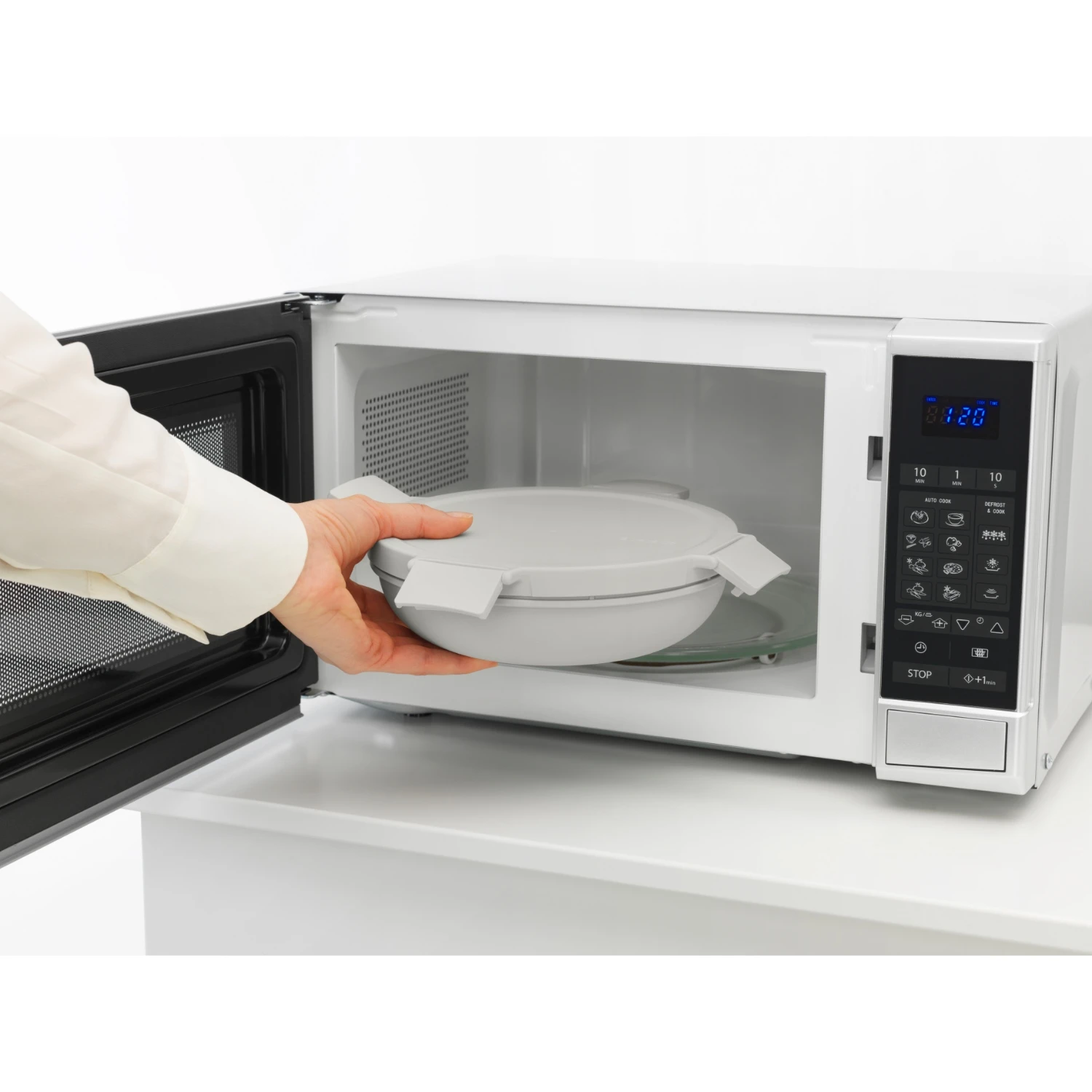 Brabantia Make En Take Lunchkom 1 Liter Lichtgrijs 4 Brabantia Make En Take Lunchkom 1 Liter Lichtgrijs - Afbeelding 4