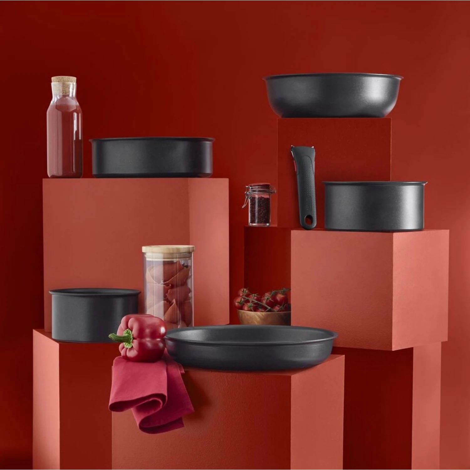 Tefal Set 3-delig (koekenpan 24/28 + Handgreep) 7 Tefal Set 3-delig (koekenpan 24/28 + Handgreep) - Afbeelding 7