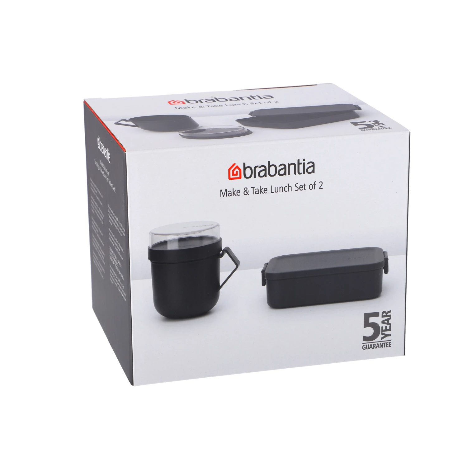 Brabantia Make En Take Lunchset 2 Delig Dark Grey 1 Brabantia Make En Take Lunchset 2 Delig Dark Grey