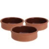 Excellent Houseware Tapasschalen Terracotta3 Stuks