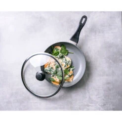 BK Easy Basic Hapjespan Met Deksel Ø28 Cm 6 BK Easy Basic Hapjespan Met Deksel Ø28 Cm -Huis Keuken 102 9019 3 1