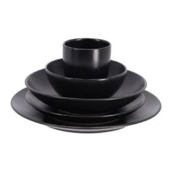 Merkloos Bord 27,5 Cm Black Moon -Huis Keuken 105 3586 3 1
