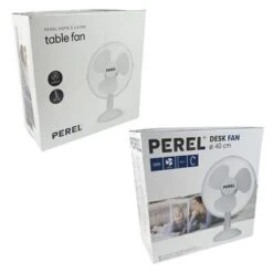 Perel Tafelventilator Ø40 Cm -Huis Keuken 209 3322 3 1