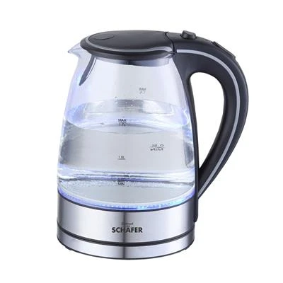 Schäfer Waterkoker LED 1.7 Liter Transparant 2 Schäfer Waterkoker LED 1.7 Liter Transparant - Afbeelding 2