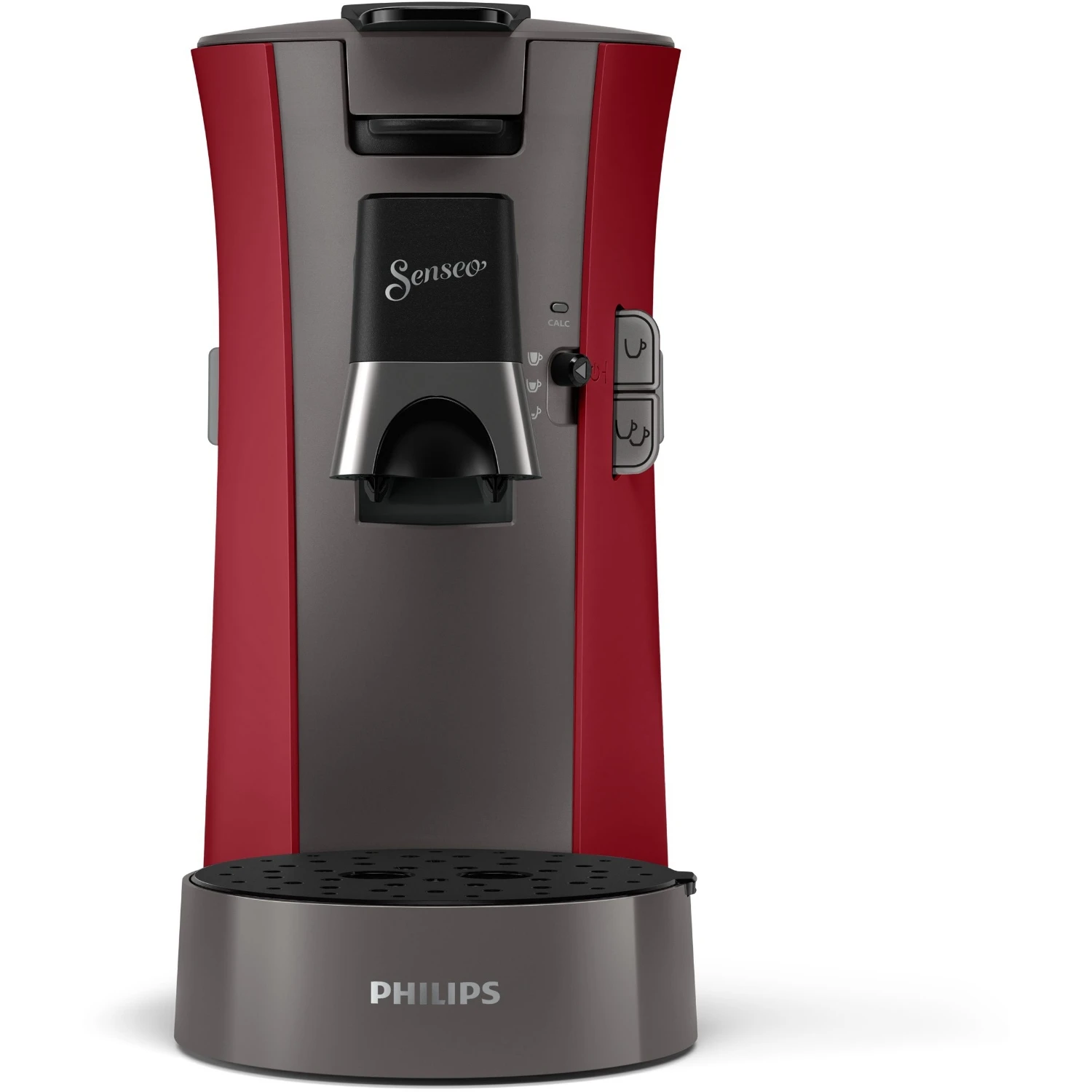 Philips Senseo Koffiepadapparaat CSA230/90 Select Rood/grijs 3 Philips Senseo Koffiepadapparaat CSA230/90 Select Rood/grijs - Afbeelding 3